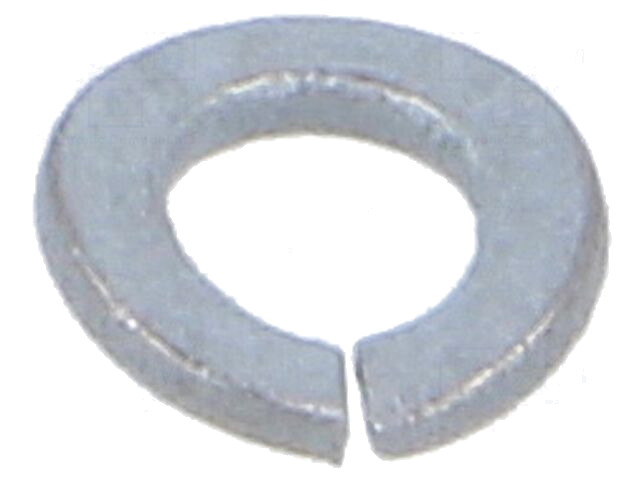 Ring; veerring; M2,5; D=5,1mm; h=0,9mm; staal; Bedekking: zink Ring; veerring; M2,5; D=5,1mm; h=0,9mm; staal; Bedekking: zink